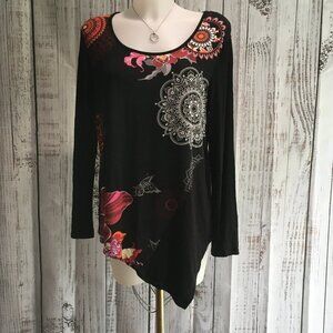 #27  - Chabra Boho Women's Top size Large 24" PTP